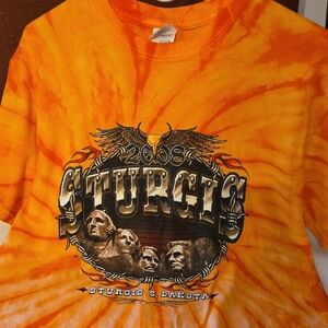 Orange Sturgis Graphic T-Shirt